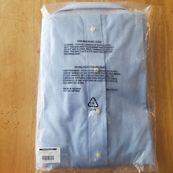 MagnaReady the original magnetic mens shirt sz XXL blue color chest pocket new - Picture 3 of 8